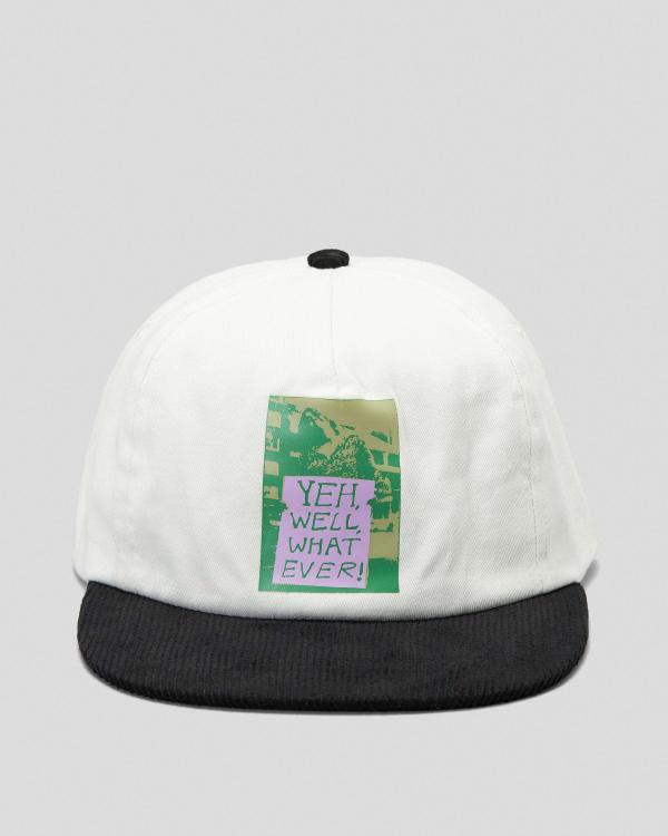 M/SF/T Men's Yeah Well What Snapback Cap in White