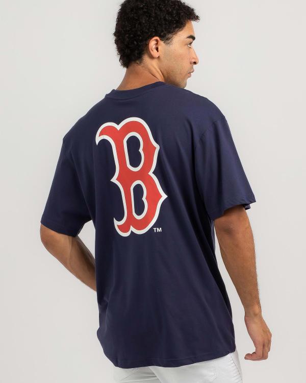 Majestic Men's Boston Red Sox Team Crest T-Shirt in Navy