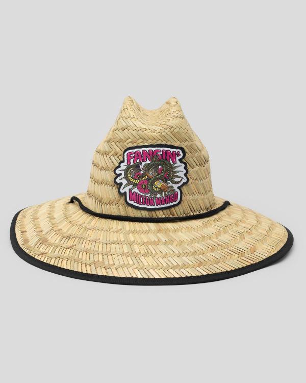 Milton Mango Men's Fangin 3 Straw Hat in Natural