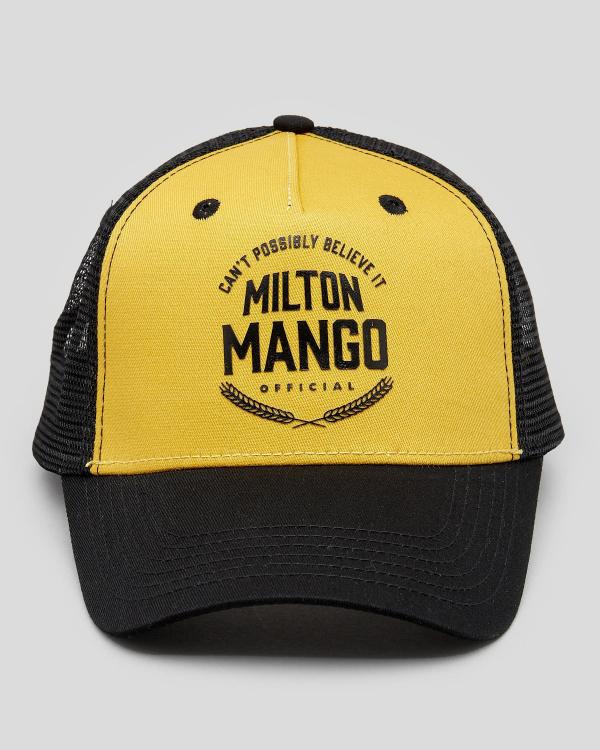 Milton Mango Men's The Paddo Trucker Cap in Gold