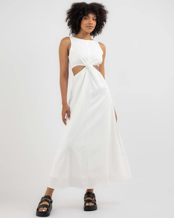 Mint Vanilla Women's Raven Maxi Dress in White