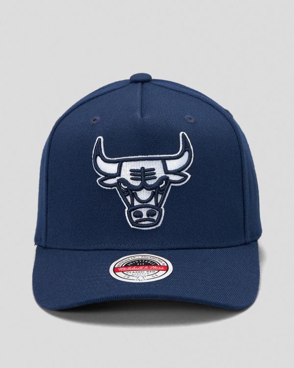 Mitchell & Ness Men's Chicago Bulls State Of Mind Crown Snapback Cap in Navy