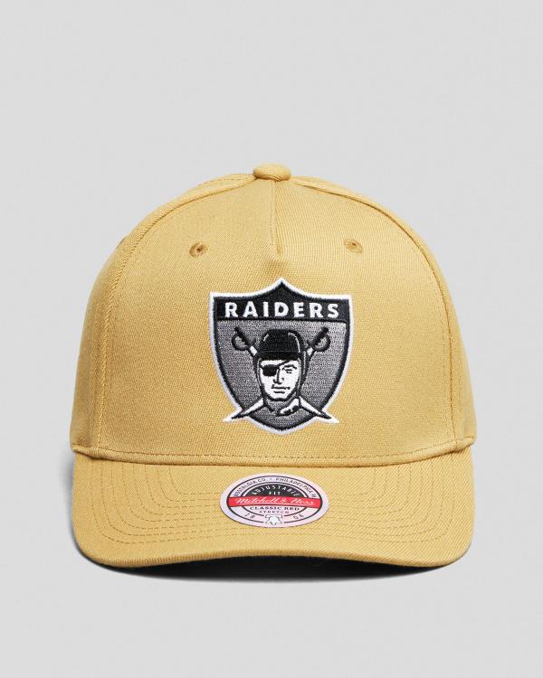 Mitchell & Ness Men's Oakland Raiders Cap in Brown