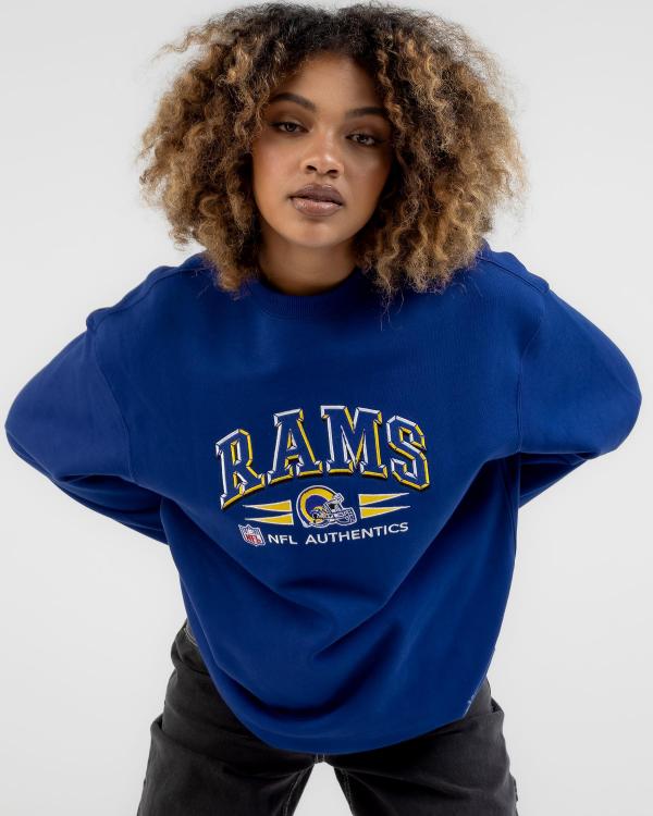 Mitchell & Ness Women's Los Angeles Rams Nfl Authentics Sweatshirt in Blue