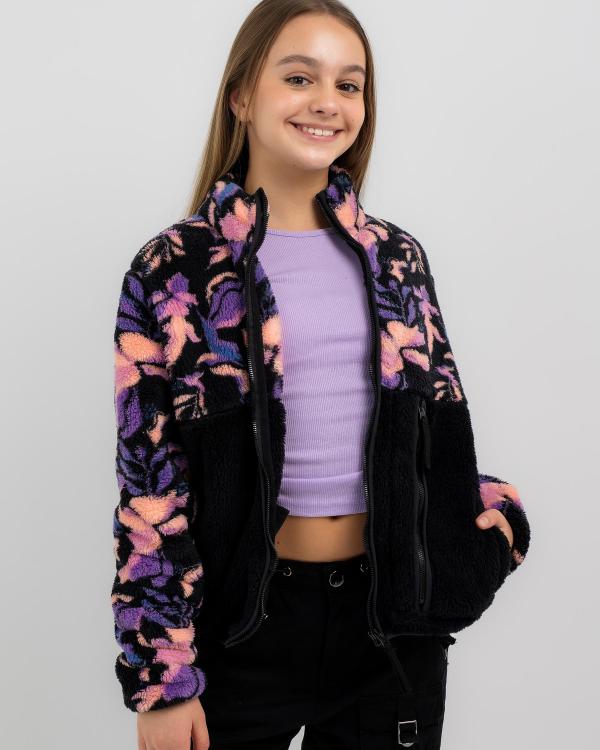 Mooloola Girls' Harlow Polar Fleece in Purple