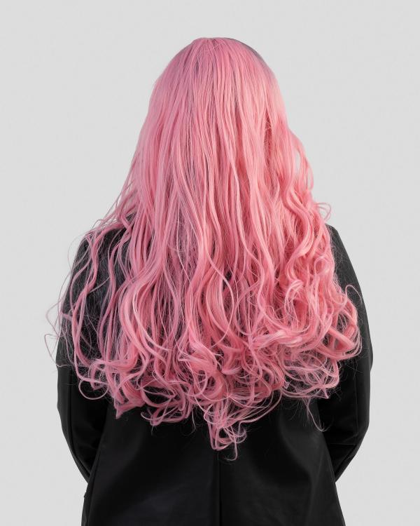 Mooloola Girl's Kylie Kiss Wig in Pink