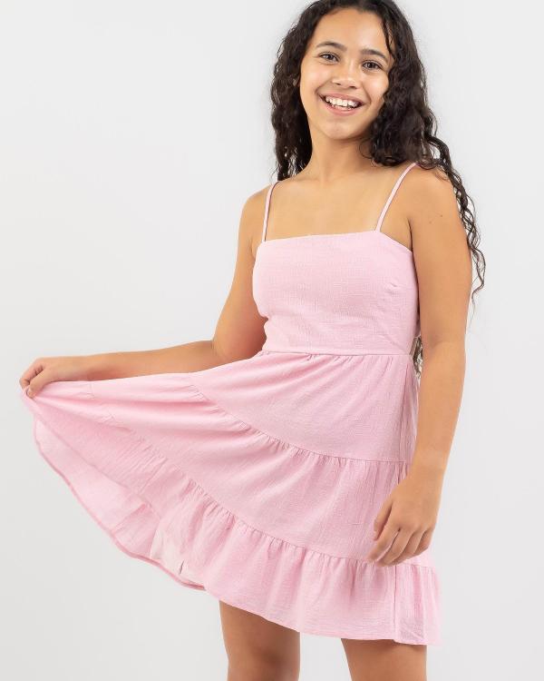 Mooloola Girls' Tabetha Dress in Pink