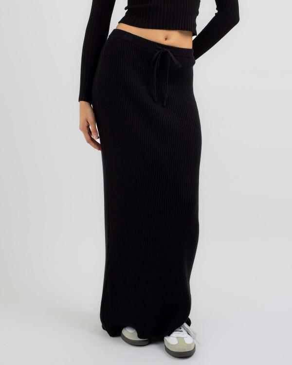 Mooloola Women's Alara Maxi Skirt in Black