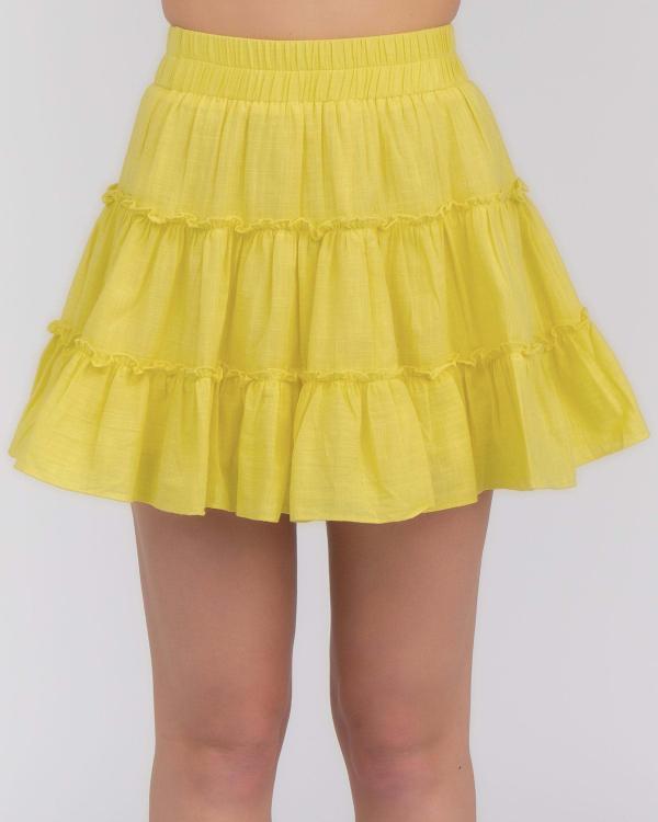 Mooloola Women's Leta Skirt in Yellow