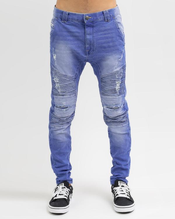 Nena & Pasadena Men's Wildcat Slim Jeans in Blue