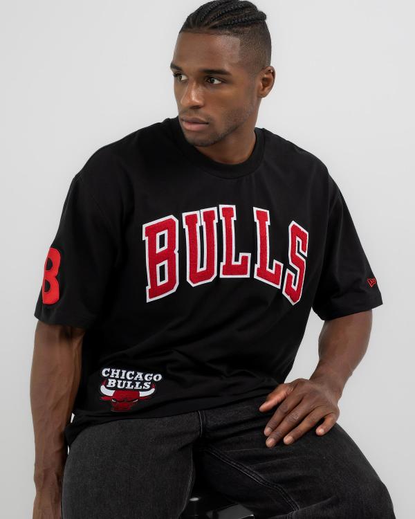 New Era Men's Higher Grade Bulls T-Shirt in Black