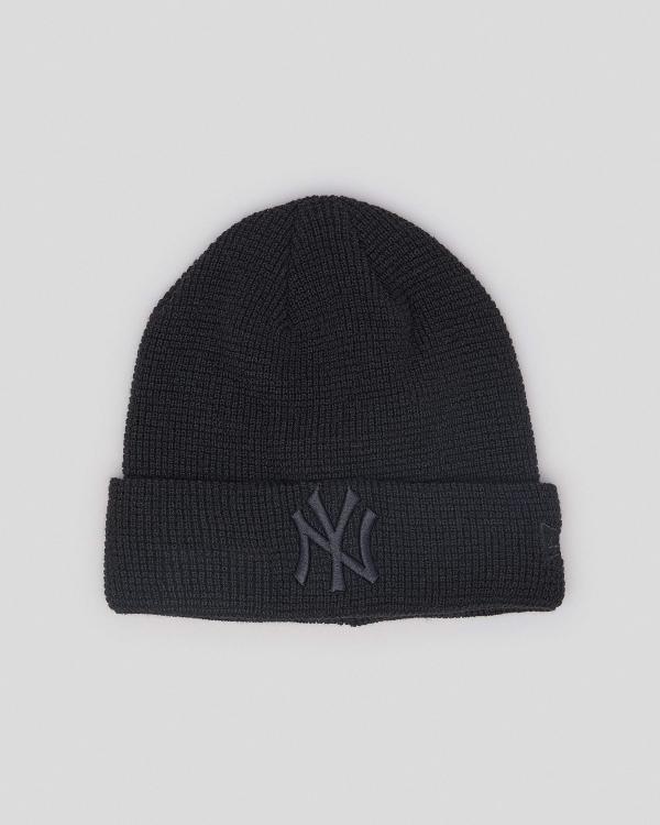 New Era Women's Ny Yankees Beanie Hat in Black