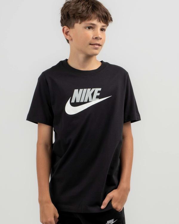 Nike Boys' Nsw Futura Icon T-Shirt in Black