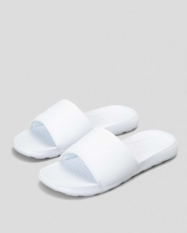Nike Women's Victori One Slides Sandals in White