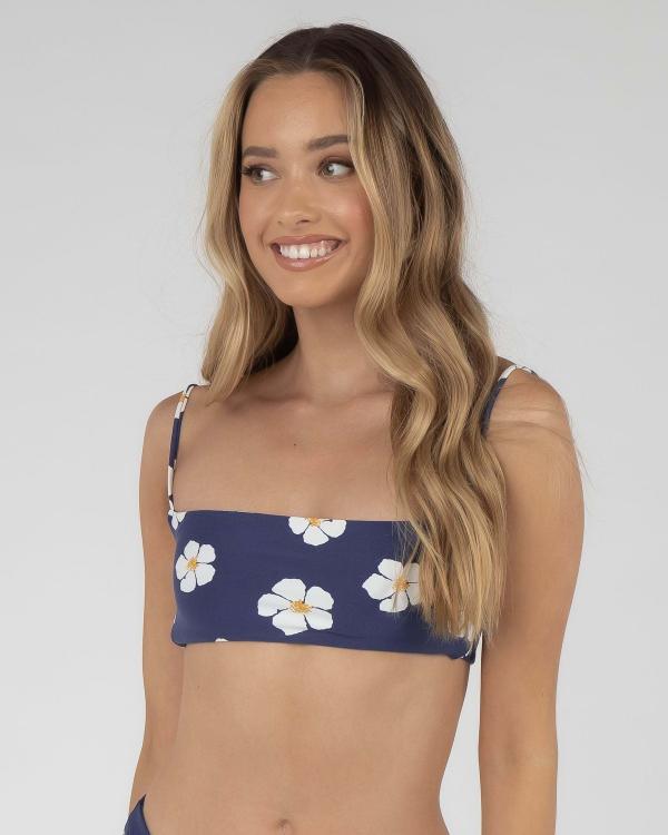 O'Neill Women's Tinley Bikini Top in Navy