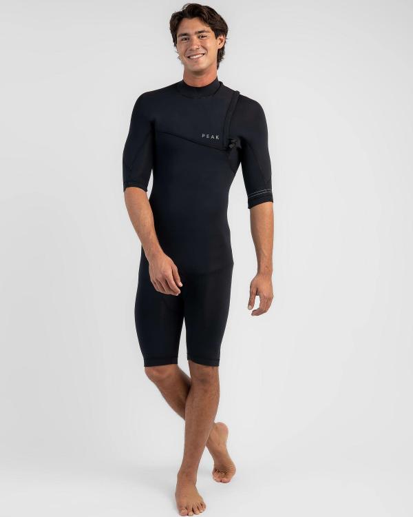 Peak Wetsuits Men's Climax Pro S/sl Springsuit in Black