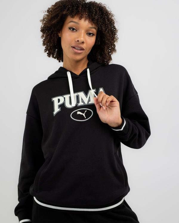 Puma Women's Squad Hoodie in Black