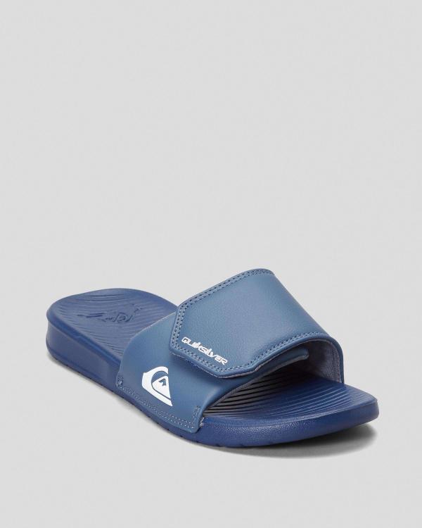 Quiksilver Boys' Bright Coast Youth Slides in Blue