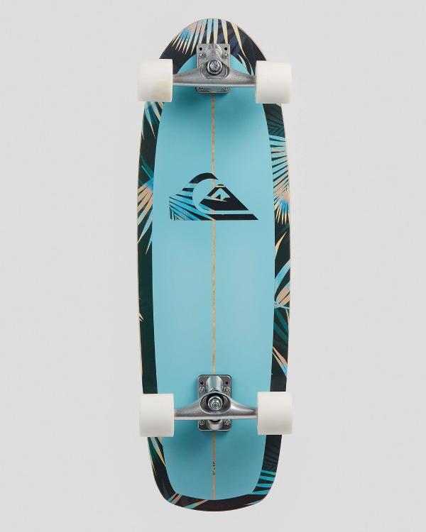 Quiksilver Darkplam 32 Surf Skate Cruiser Skateboard in Blue