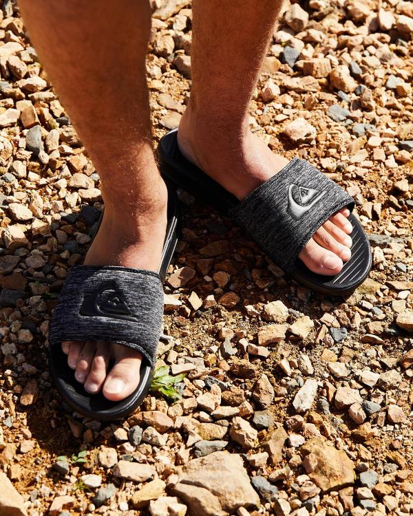 Quiksilver Men's Bright Coast Slides in Grey