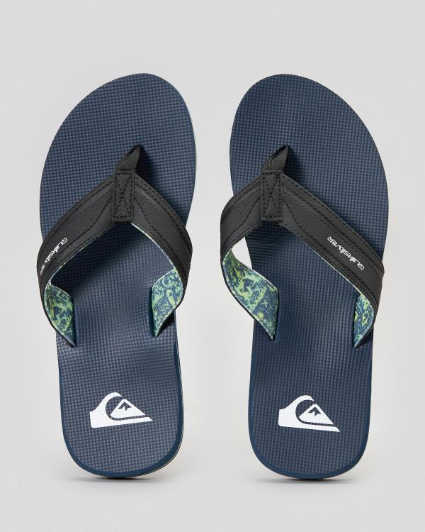 Quiksilver Men's Island Oasis 2 Thongs Shoes in Blue