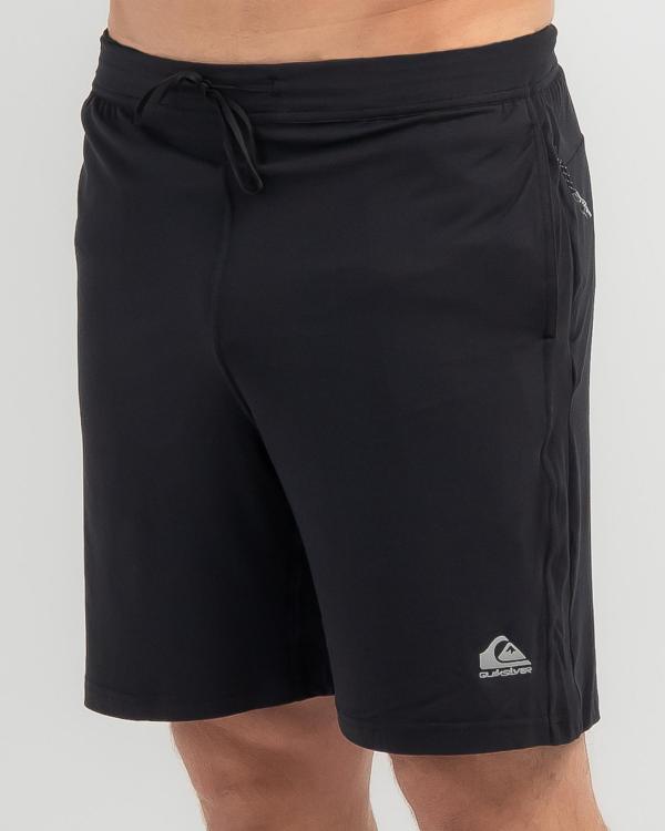 Quiksilver Men's Knit Training Shorts in Black