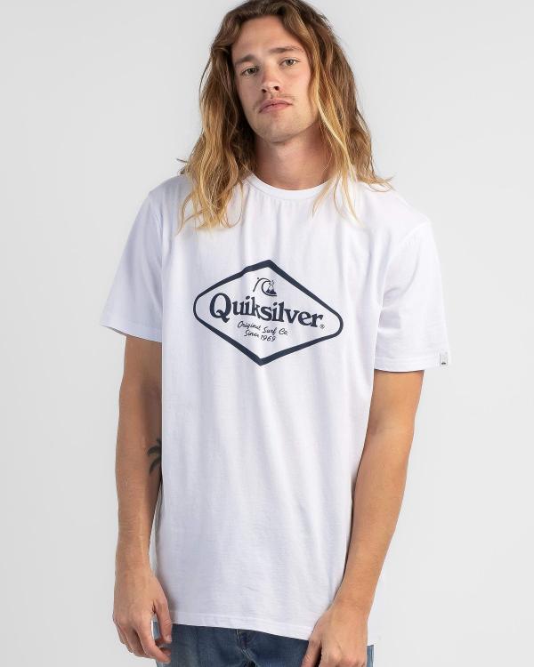 Quiksilver Men's Stir It Up Short Sleeve T-Shirt in White