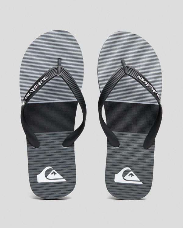 Quiksilver Men's Tijuana Thongs Shoes in Grey