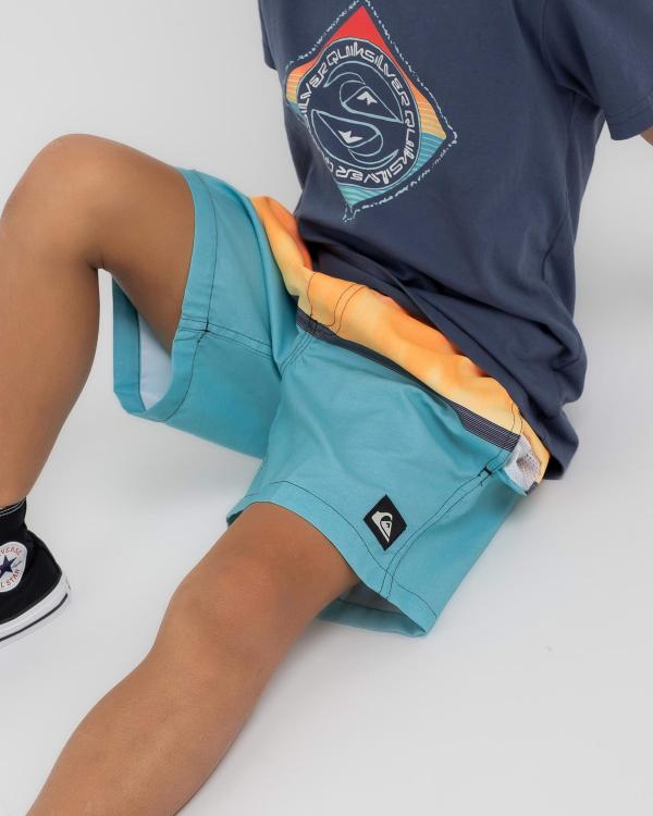 Quiksilver Toddlers' Everyday Mix Volley Board Shorts in Orange
