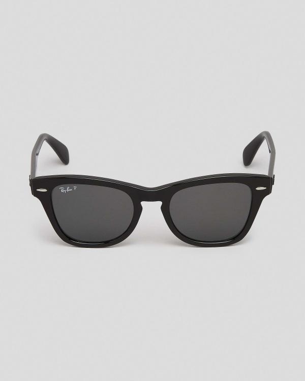 Ray-Ban Women's 0Rb0707S Polarised Sunglasses in Black