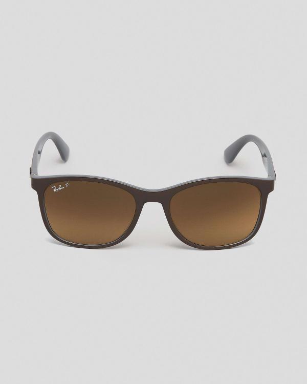 Ray-Ban Women's 0Rb4374 Polarised Sunglasses in Brown