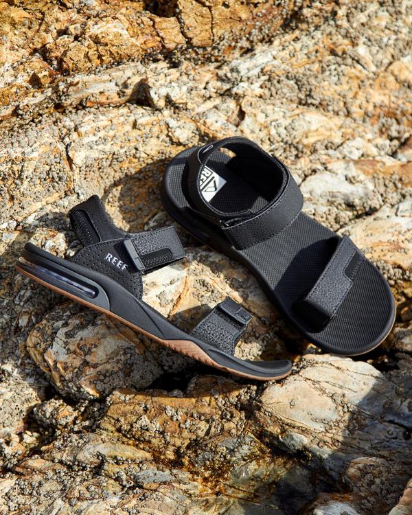 Reef Men's Fanning Baja Sandals in Black