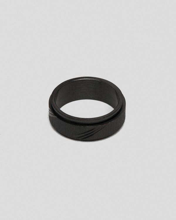 REPUBLIK Boy's Spin Circle Ring in Black