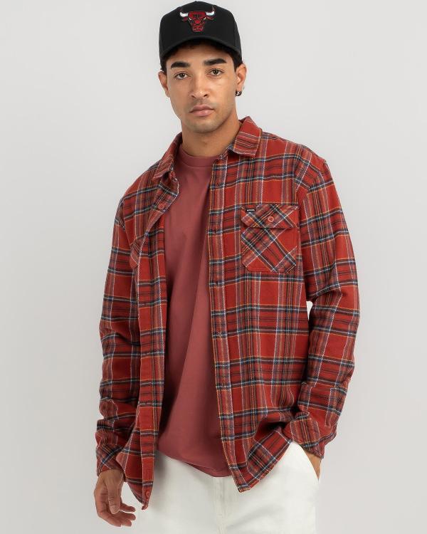 Rip Curl Men's Griffin Flannel Shirt in Red