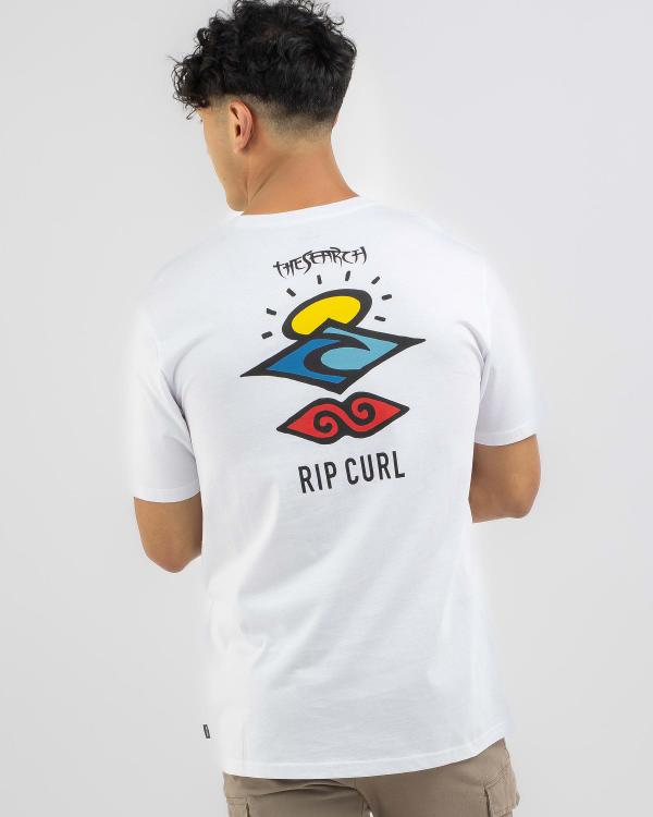 Rip Curl Men's Search Icon T-Shirt in White