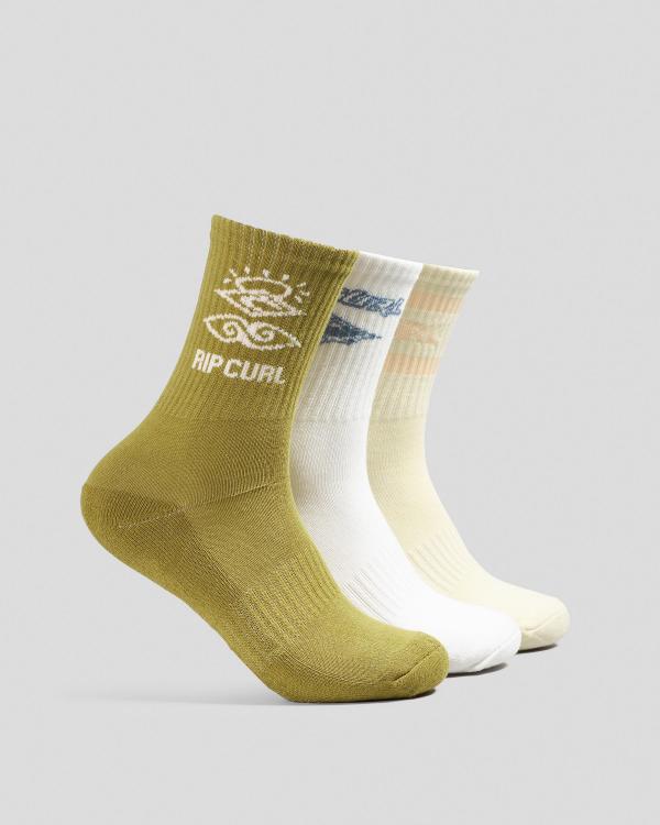 Rip Curl Women's Icons Of Surf Socks in Brown