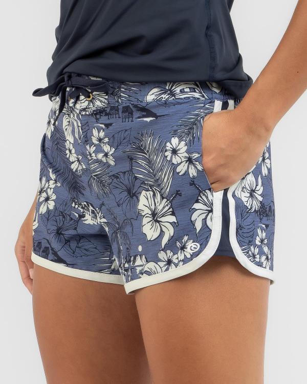 Rip Curl Women's Surf Treehouse Board Shorts in Navy