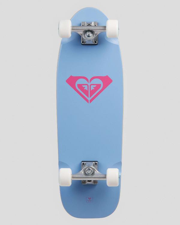 Roxy Blossom 28 Cruiser Skateboard in Grey