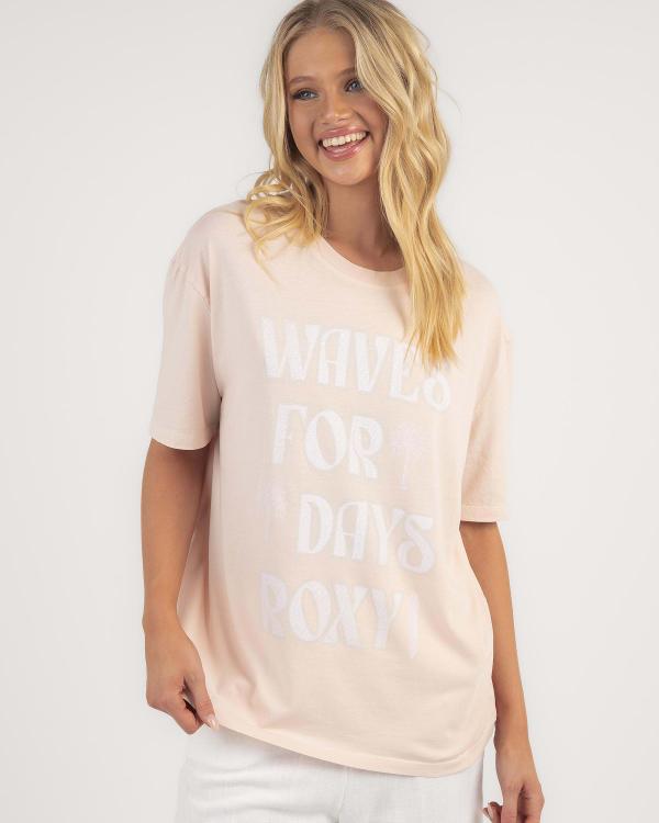 Roxy Women's Barracuda T-Shirt in Coral