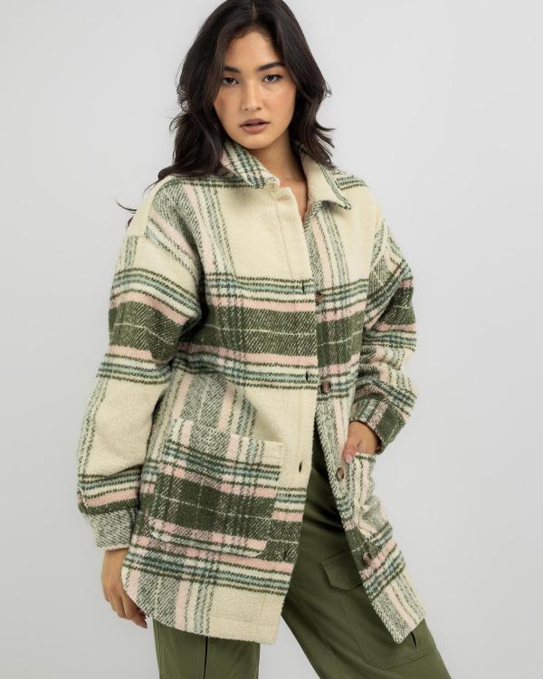 Roxy Women's Checking It Out Jacket in Green