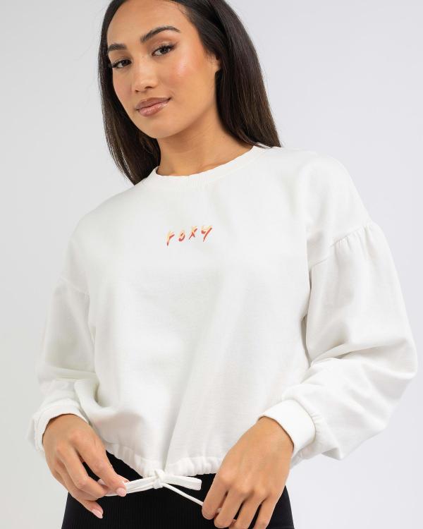 Roxy Women's Days Go By Sweatshirt in White