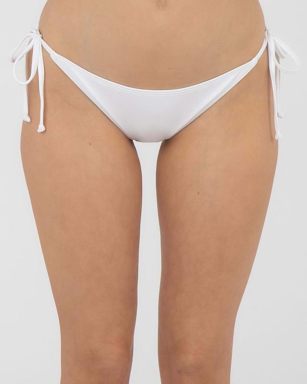 Roxy Women's Sd Beach Classics Bikini Bottom in White