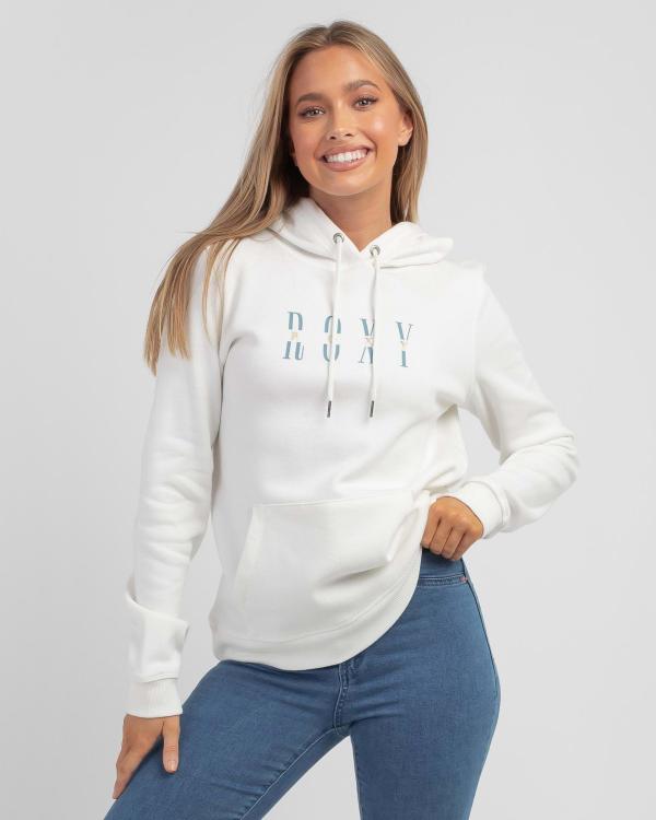 Roxy Women's Wave Breaks Hoodie in White