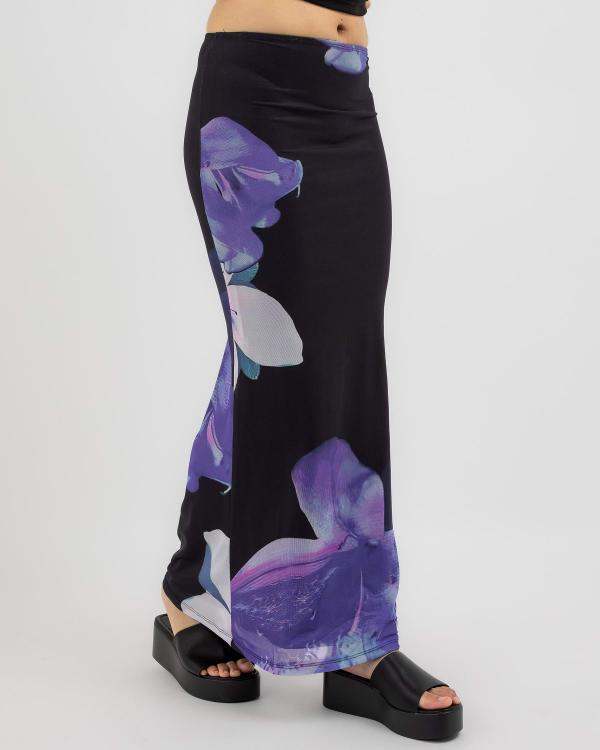 Rumor Women's Raine Maxi Skirt in Black