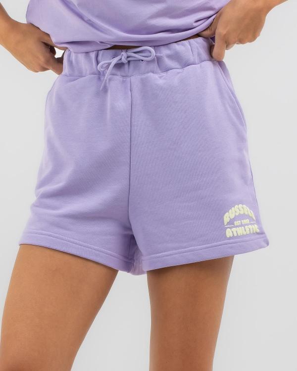 Russell Athletic Women's Bubblegum Shorts in Purple