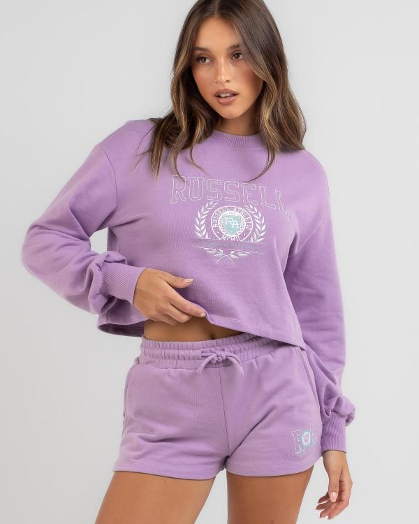 Russell Athletic Women's College Crew in Purple