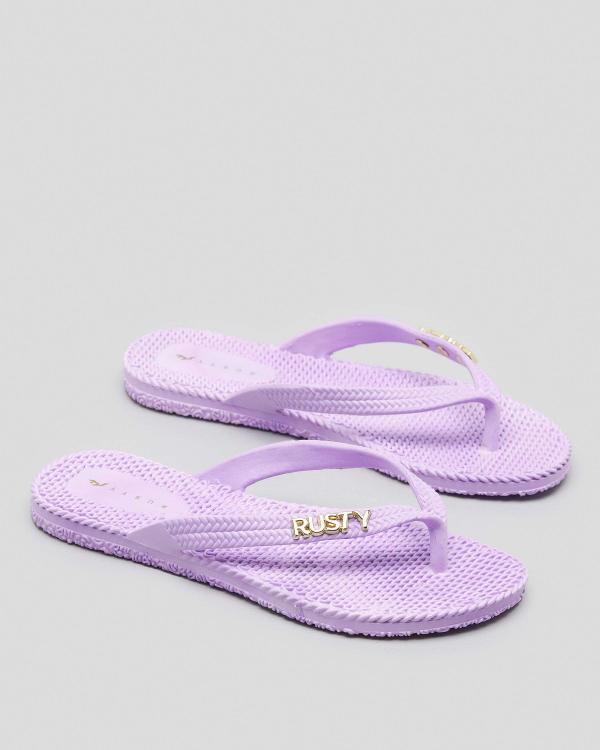 Rusty Girls' Flip Out Thongs in Purple