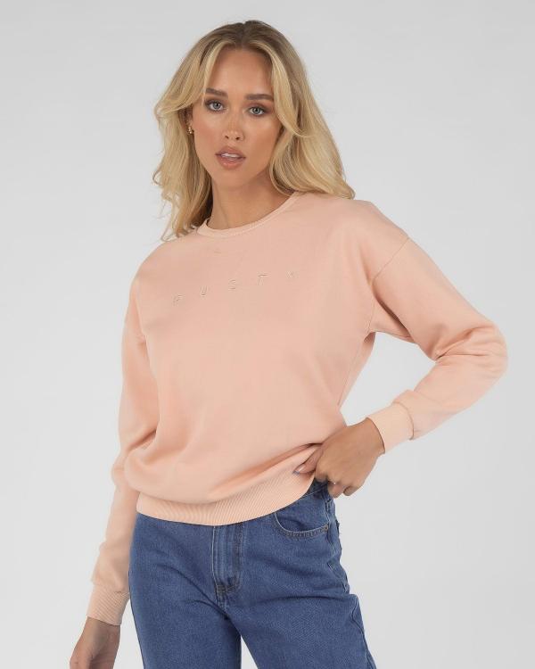Rusty Women's Essentials Sweatshirt in Pink