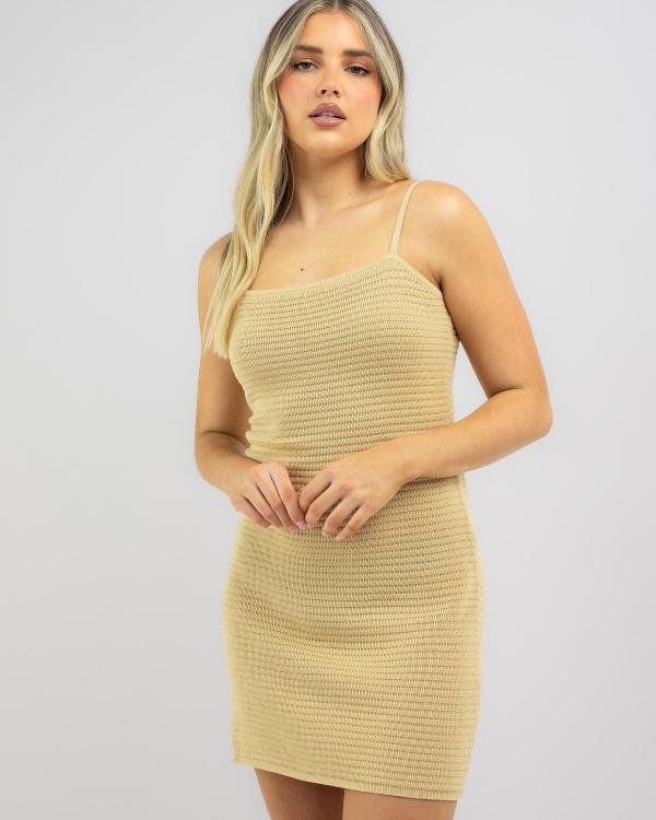 Rusty Women's Harri Knitted Mini Dress in Natural