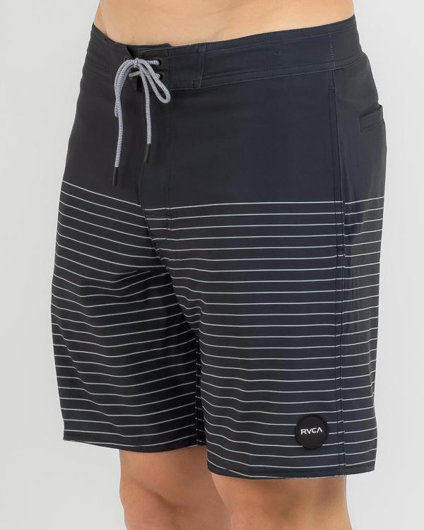 RVCA Men's Curren Trunk Board Shorts in Black